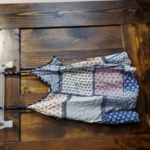 Tank top patchwork design size L